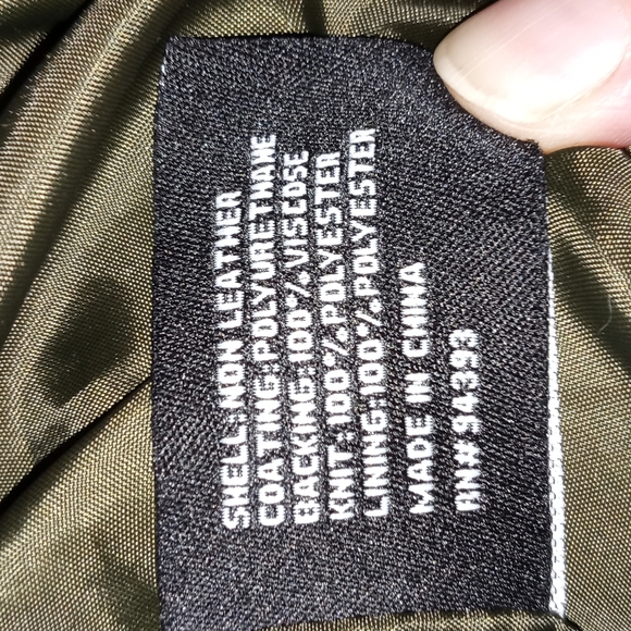 Ladie's faux leather jacket - Picture 6 of 6